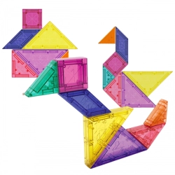 Tangram Klocki magnetyczne puzzle 3D WOOPIE 48792